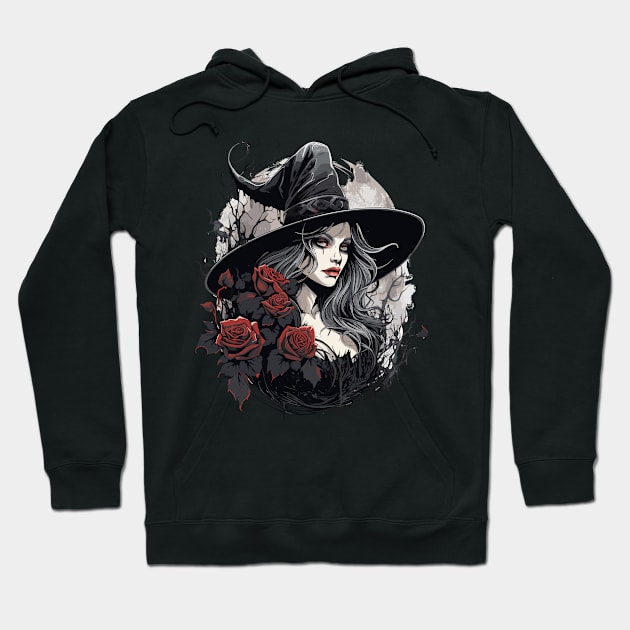 Beautiful Halloween Witch Hoodie by PaulJus